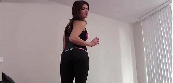  I will finish my yoga and then help you cum JOI